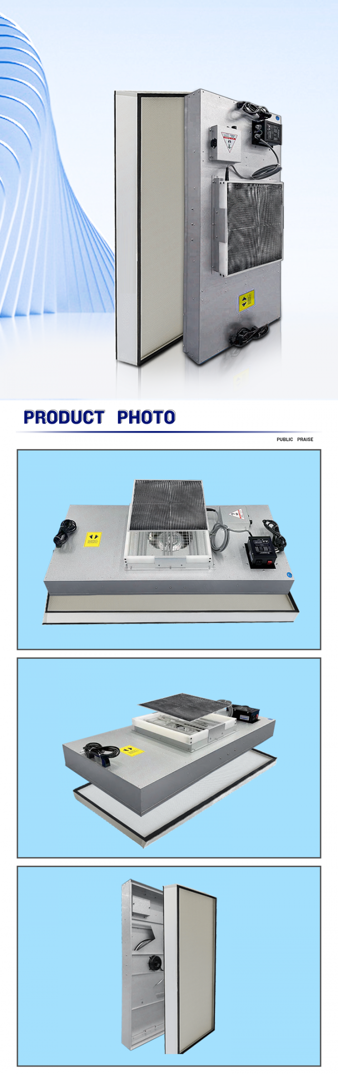 Flexible Lab FFU mit 2-Jahres-Garantie.