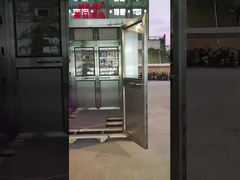 GMP-zertifizierte Frachtluftdusche für Paletten. 201 Stahl und OSHA-konform.