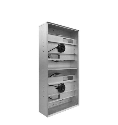 Edelstahl-Ventilatorfilter mit 0,45-0,75 m/s HEPA-Luftgeschwindigkeit und anpassbaren Abmessungen für Reinraum