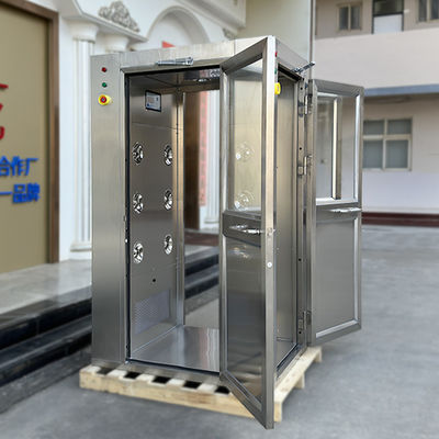 Individuelle dreitürige Edelstahl-Luftdusche Reinraum Luftdusche Lieferant Luftdusche Reinraum