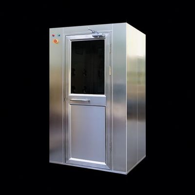Customized Cleanroom Luftdusche Raum mit 0-99s verstellbarer Timer und 360° Luftstromwinkel in SUS304/Pulver beschichtete Stahlplatte