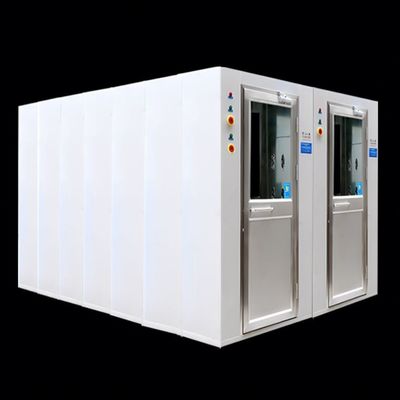 Customized Cleanroom Luftdusche Raum mit 0-99s verstellbarer Timer und 360° Luftstromwinkel in SUS304/Pulver beschichtete Stahlplatte