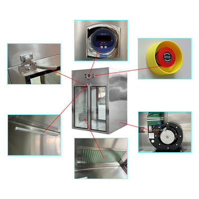 Customized Clean Room Pass Box Fenster Staubentfernung Maschine Verteiler Booth OEM / ODM