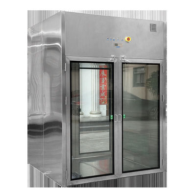 Doppeltürer Reinraum-Passbox mit HEPA-Filter und mechanischen Schlössern für den Laborgebrauch