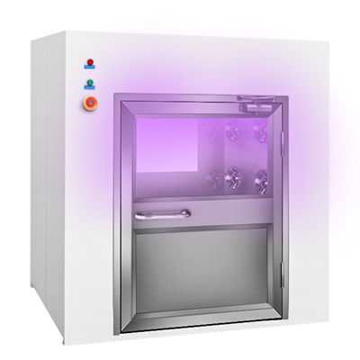 Anpassungsfähige UV-Passbox aus Edelstahl für Anwendungen in Reinräumen