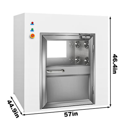 Anpassungsfähige UV-Passbox aus Edelstahl für Anwendungen in Reinräumen