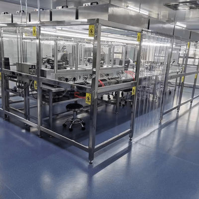Portable Modular Clean Room System mit Glastüren und anpassbarem Design für die medizinische und Lebensmittelindustrie