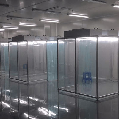 Portable Modular Clean Room System mit Glastüren und anpassbarem Design für die medizinische und Lebensmittelindustrie
