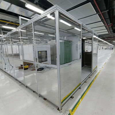 Klasse 100-10000 Gmp Modularer Reinraum Industrie-Portable Staubfreier Raum individuell
