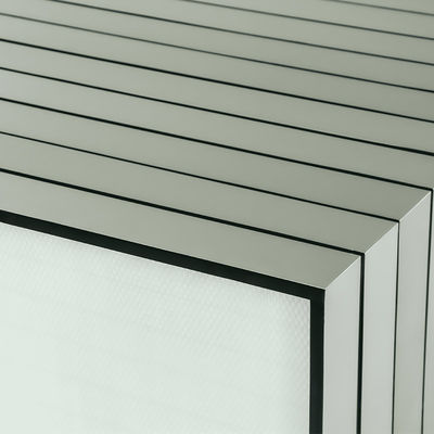 Intelligente atmungsaktive Hepa-Hochdichte-Luftfilter Aluminiumrahmen Hochdurchflussluftfilter