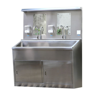 Anpassungsfähige Doppel-Handwaschbecken aus Edelstahl 304 für Gesundheitsausrüstung