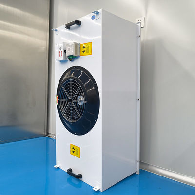 Abnehmbare FFU-Ventilatorenfilter-Einheit mit Kaltplattenfarbe und 304 Edelstahl für Reinraumschutzsysteme mit HEPA-Luftgeschwindigkeit 0,45-0,75 m/s