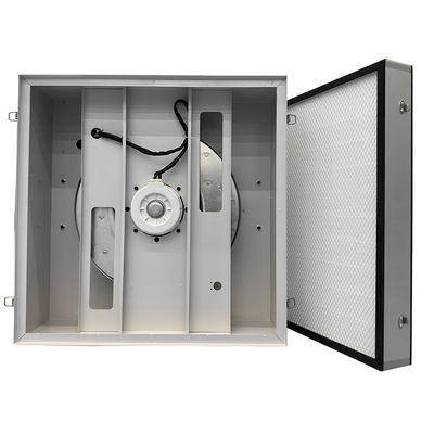 Aluminierte Zinkplatten-Ventilatorfilter-Einheit mit HEPA-Luftgeschwindigkeit 0,45-0,75 m/s und 2-Jahres-Garantie für Reinraumausrüstung