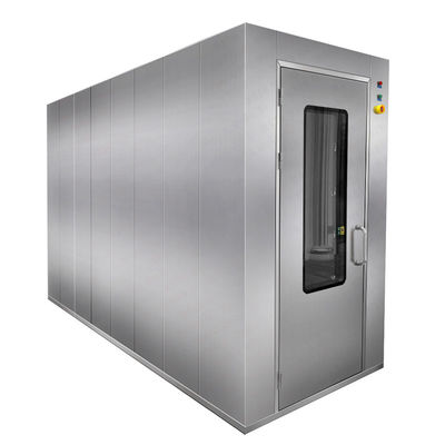 304 Edelstahl-Luftdusche mit Dual-Airflow-Design für die Dekontamination von Reinräumen 1240x2000x2100mm