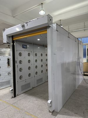 Anti-Kollisions-Luftduschraum mit Radarsensoren und DIN75200 Brandsicherheitszertifizierung