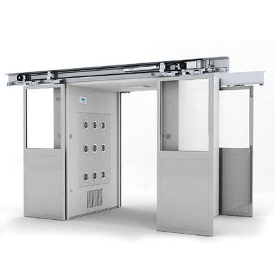 Automatische Schiebetüren Güterluftdusche DIN75200 feuerdichtes und radarabweisendes Design ISO 14644-1