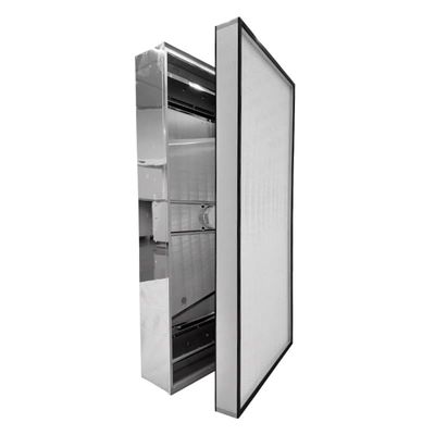 BFU-Bodenzugriffsventilatorfilter mit extra-großer HEPA-Luftströmung, ultra-niedrigen Vibrationen und Werkzeugfreiem Filterwechsel für ISO 5-9 Reinräume