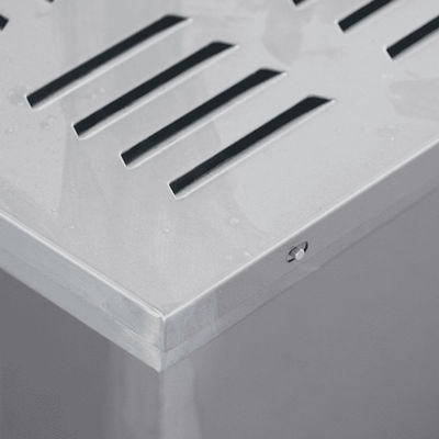 450×450×480 mm Flüssigkeitstrog-HEPA-Luftauslass mit korrosionsbeständiger Konstruktion und werkzeugloser Installation für die Reinraumbelüftung