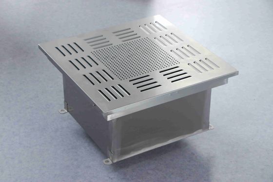 450×450×480 mm Flüssigkeitstrog-HEPA-Luftauslass mit korrosionsbeständiger Konstruktion und werkzeugloser Installation für die Reinraumbelüftung