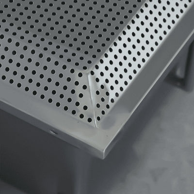 584 x 584 x 480 mm, leckagefrei, IP55-zertifizierte HEPA-Flüssigkeitsrinne für die Luftversorgung von Halbleiter-Reinräumen
