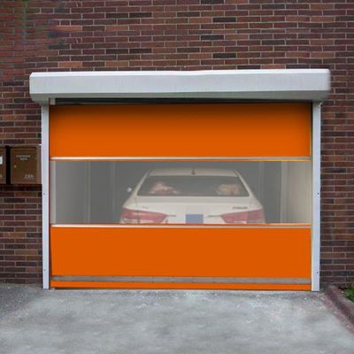 Industrielle automatische Rolltür mit 2,0 m/s Hochgeschwindigkeits-Schlagfestigen PVC-Vorhängen und energiesparender Isolierung für Lagerhallen