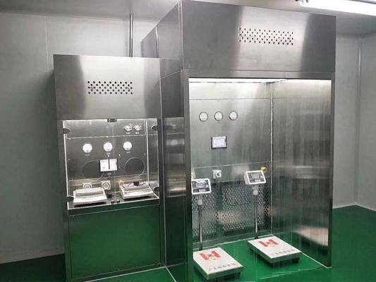 GMP-konforme Waage mit HEPA-Filtration und SUS304 Edelstahlkonstruktion zur Staubbindung