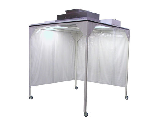 ISO-Klasse 5 Reinraum-Stand mit antistatischer Aluminiumkonstruktion und verstellbarer Luftflusssteuerung
