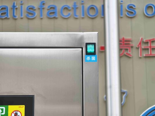 Ultra-sichere dreischichtige mechanisch verriegelte Passbox mit UV-Sterilisation