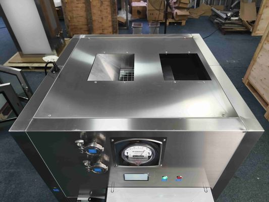 Laminar-Flow-Passbox mit automatischer Tür, HEPA-gefilterter Luftreinheit der ISO-Klasse 5 und motorisierten Schiebetüren