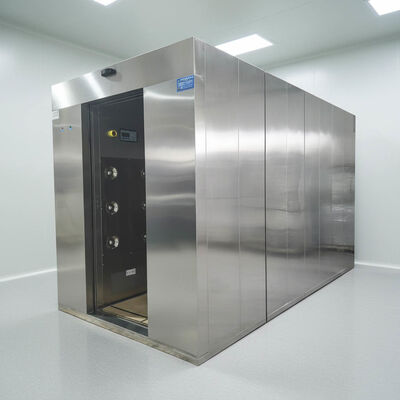 ISO 14644-zertifizierte Reinraum-Luftdusche mit automatischer Schiebetür und robuster Stahlkonstruktion