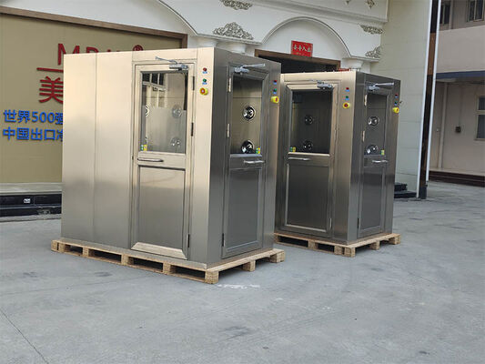 304 Edelstahl GMP Pharma Luftdusche mit doppelseitigem Blasen und Mikrocomputersteuerung