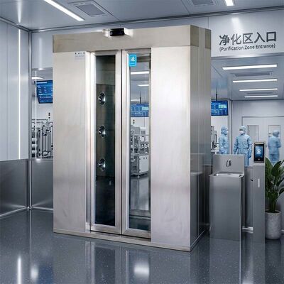 ISO-zertifizierte Luftdusche für zwei Personen. Autotür und 201-Edelstahl.