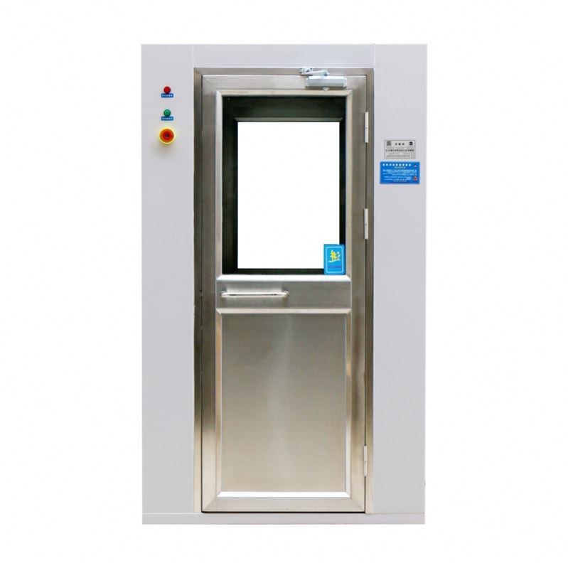 Modularer Luftduschraum mit einstellbarem Timer von 0 bis 99 Sekunden und 360° Luftstromwinkel in SUS304/Pulverbeschichteter Stahlplatte