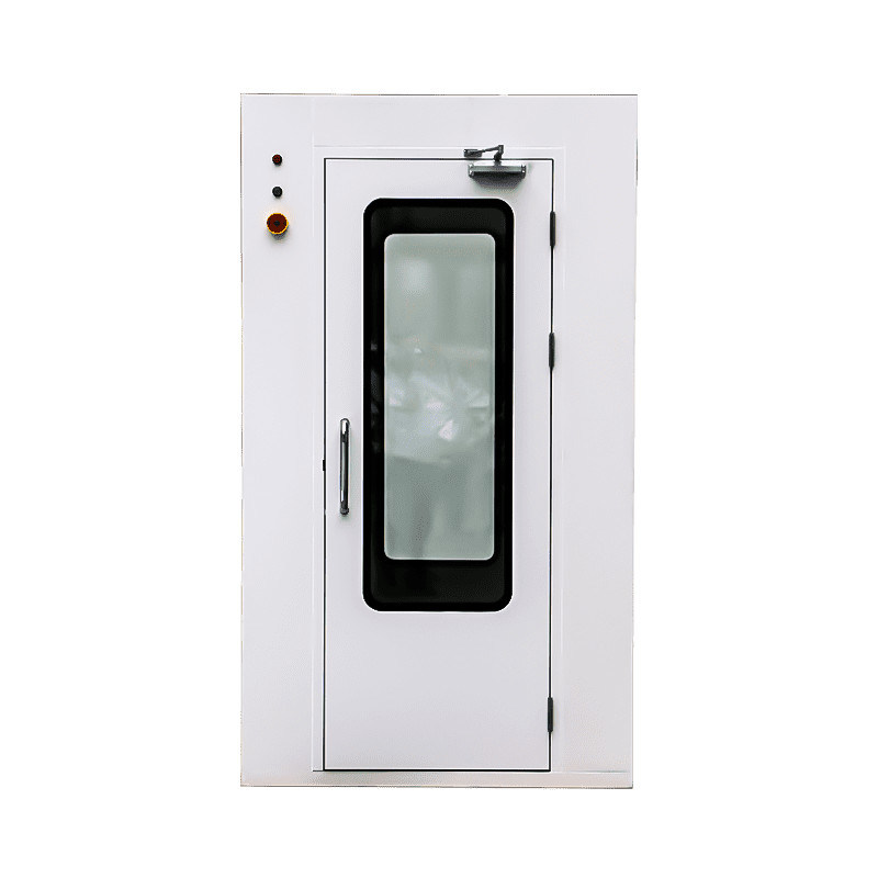 Anpassbares Pulverbeschichtetes Stahl / SUS304 Luftdusche Raum mit 0-99s Einstellbare Reinraumluftdusche