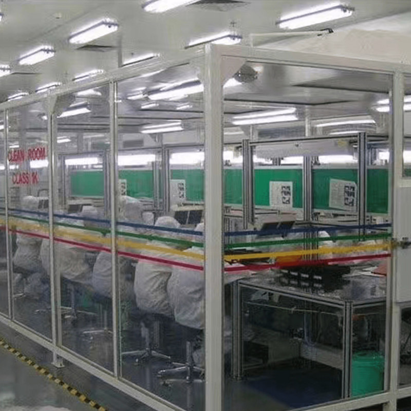 Portable Modular Clean Room System mit Glastüren und anpassbarem Design für die medizinische und Lebensmittelindustrie