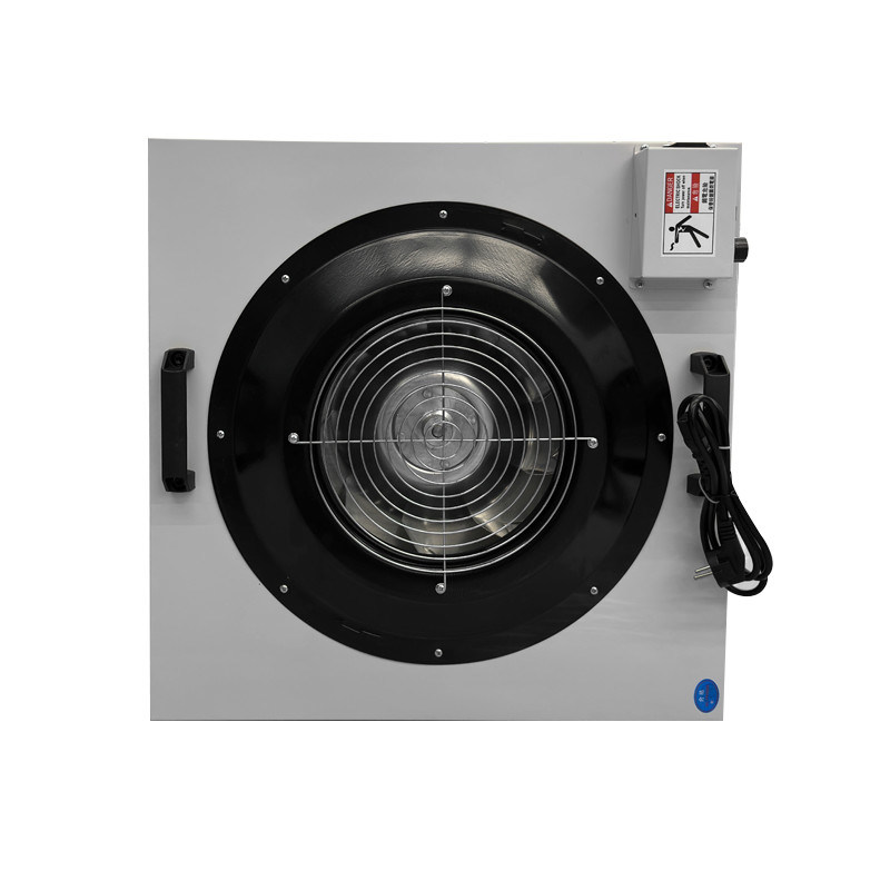 Aluminierte Zinkplatten-Ventilatorfilter-Einheit mit HEPA-Luftgeschwindigkeit 0,45-0,75 m/s und 2-Jahres-Garantie für Reinraumausrüstung