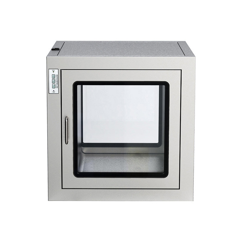 201 Passbox aus Edelstahl mit mechanischer Verriegelung und UV-C-Sterilisation für Reinraumtransfers