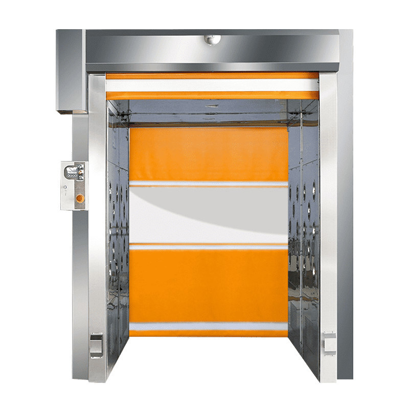 Industrie-Heavy-Duty-Luftdusche mit segmentiertem Winddichtes Design und 0,8 mm zerreißfestem Vorhang für ISO 14644-1-konforme Reinräume