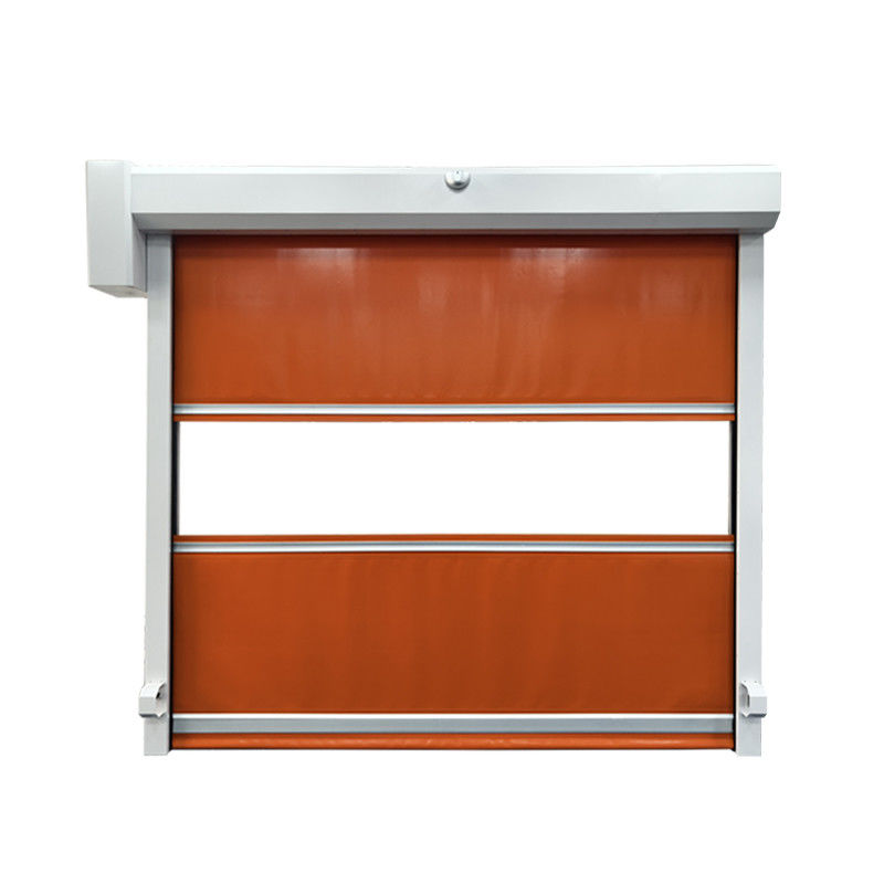 Windfeste Hochgeschwindigkeits-Roll-Up-Tür Radar-Sensor und 0,8mm PVC-Vorhang 0,6-2,5m/s verstellbar