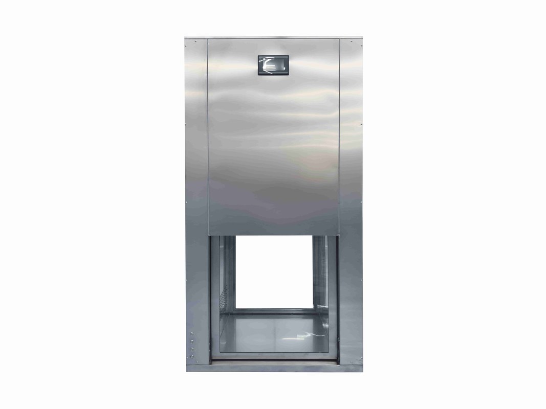 Vertikaler Aufzugstür Laminar Flow Pass-Through Schrank mit HEPA-Filter und SUS304 Edelstahlkonstruktion