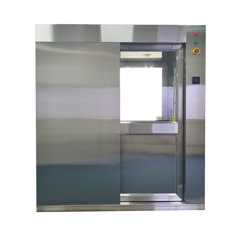 Smart Schiebetür-Luftdusche mit Gesichtserkennung.