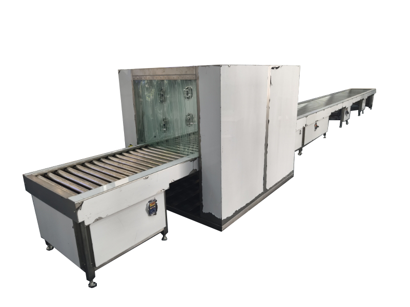 Kraftbetriebener Rollenförderer Luftdusche Pass-Through Box