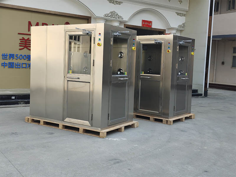 304 Edelstahl GMP Pharma Luftdusche mit doppelseitigem Blasen und Mikrocomputersteuerung